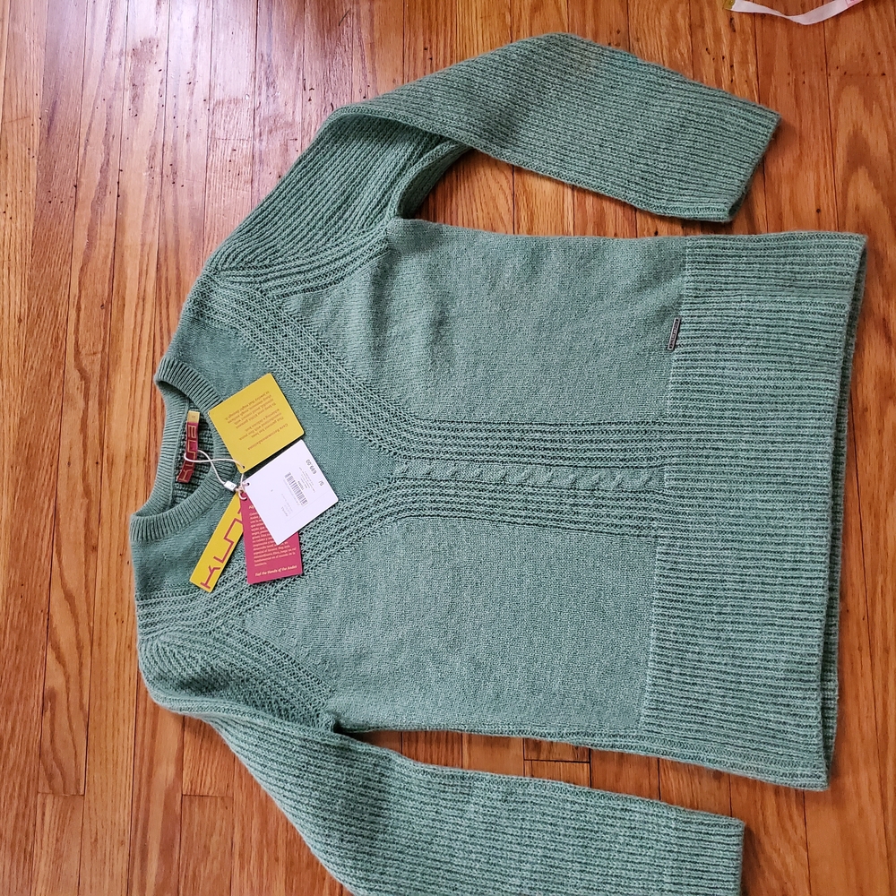 KUNA 100%BABY ALPACA SWEATER WOMENS SZ S NEW